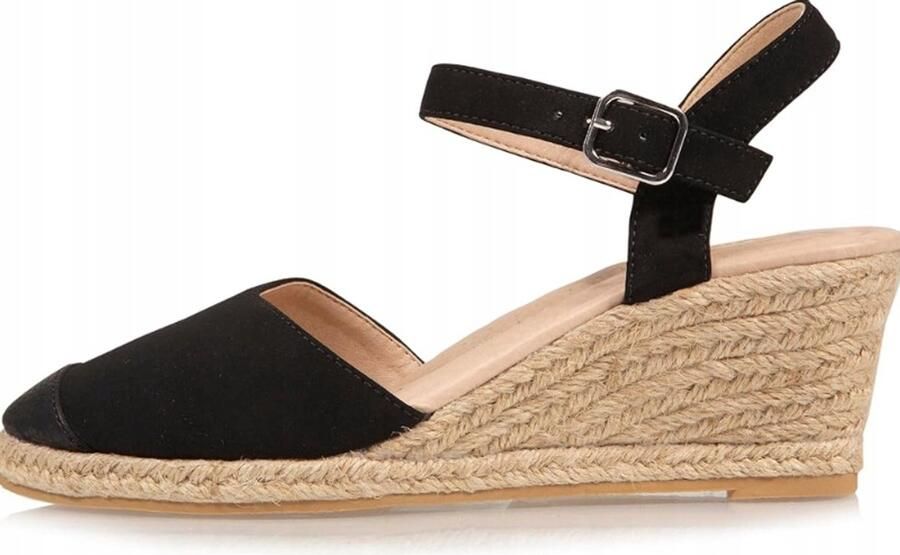 Isotoner JIB Dames Sandalen Zwart Synthetisch