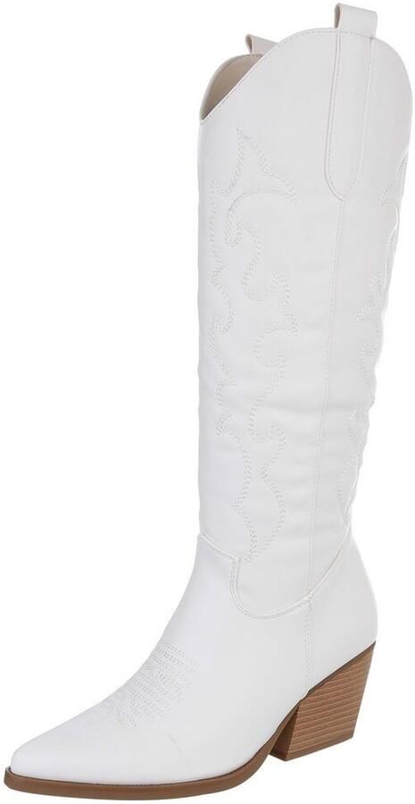 Italy Design Cowboylaars hoge schacht dames