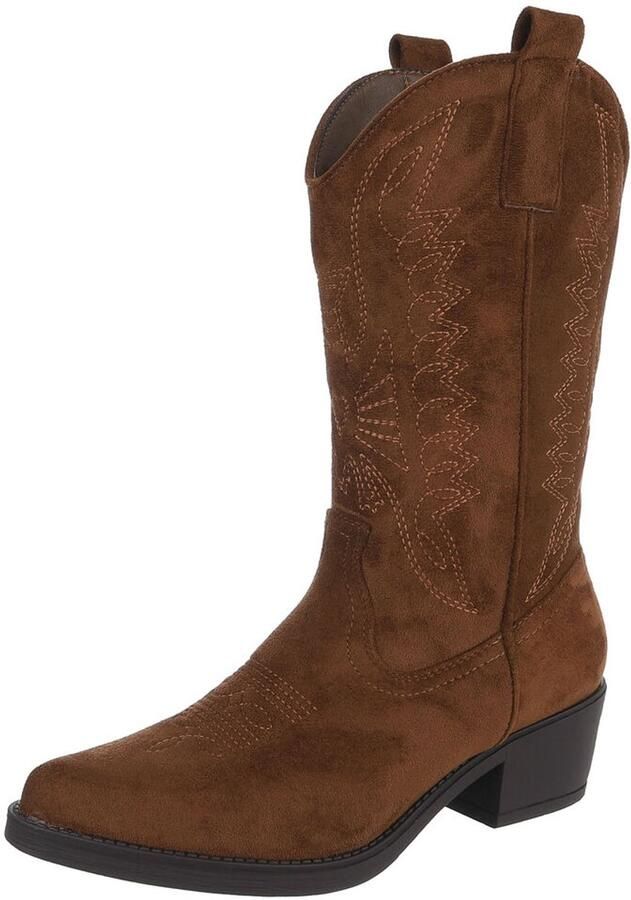 Italy Design Cowboylaars Westerse stiksels Dames