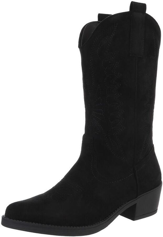 Italy Design Dames cowboylaars hoge schacht casual gebruik