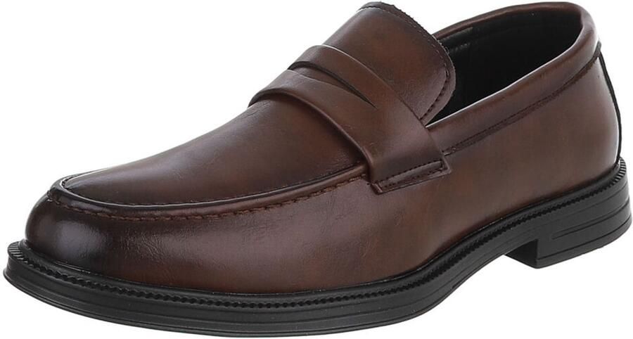 Italy Design Dames loafer slip-on met lage hak