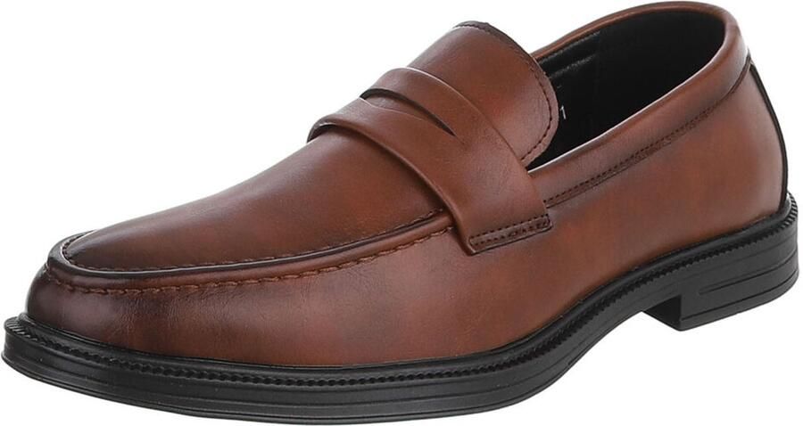 Italy Design Dames loafer slip-on met lage hak