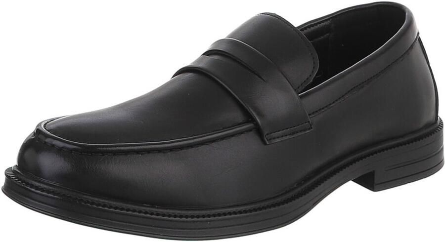 Italy Design Dames loafer slip-on met lage hak
