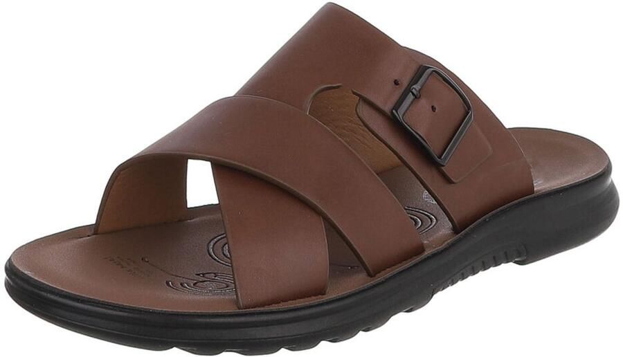 Italy Design Dames muil sandalen met gesp en comfortzool