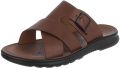 Italy Design Dames muil sandalen met gesp en comfortzool - Bruin