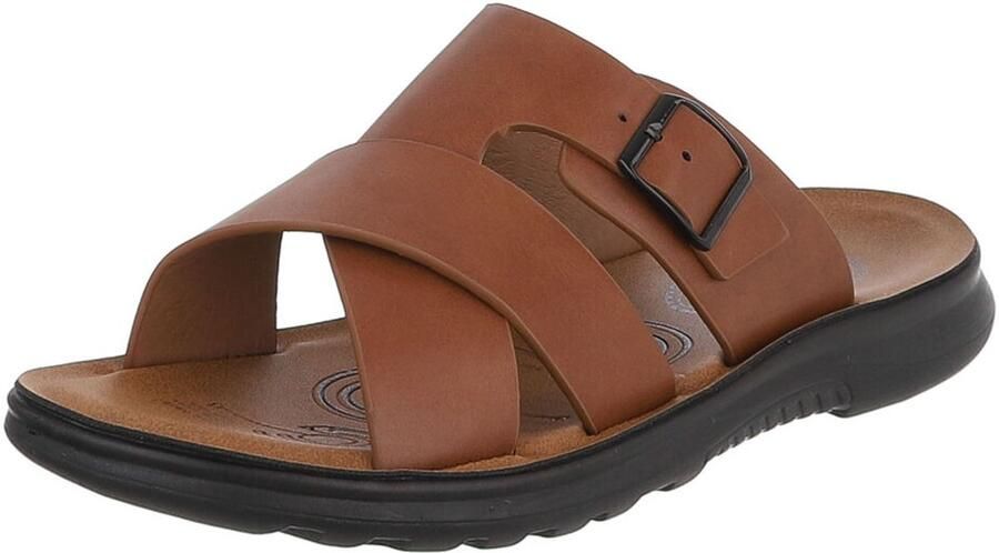 Italy Design Dames muil sandalen met gesp en comfortzool - Foto 1