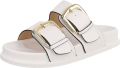Italy Design Dames Muiltjes Sandaal met Gesp en Comfortzool - Wit