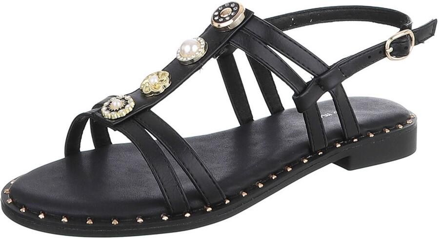 Italy Design Dames sandalen bandjes en gesp dagelijks gebruik