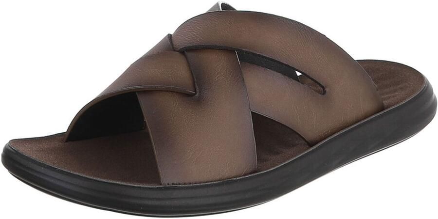 Italy Design Dames Slipper Gevlochten Design Comfort Slip-On