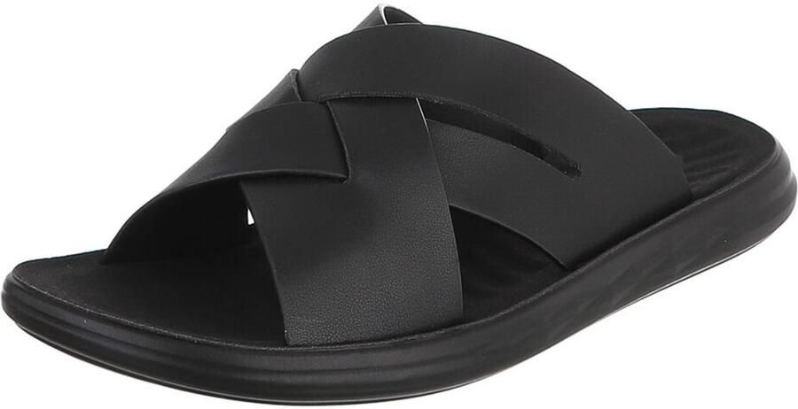 Italy Design Dames Slipper Gevlochten Design Comfort Slip-On