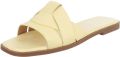 Italy Design Dames slippers gekruiste bandjes instapmodel - Geel