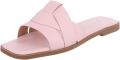 Italy Design Dames slippers gekruiste bandjes instapmodel - Roze