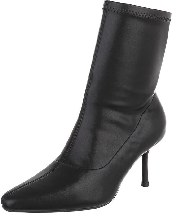 Italy Design Enkelboots Hoge schacht en hak Dames