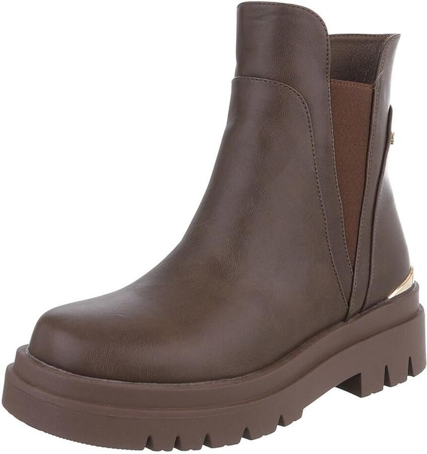 Italy Design Enkellaars Elastische inzet Dames