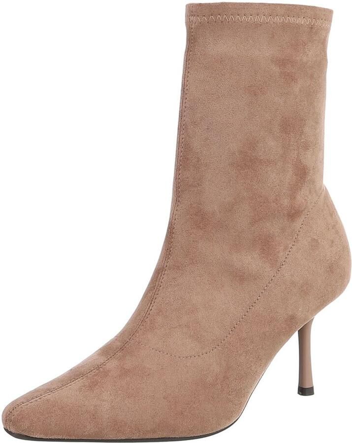 Italy Design Enkellaars Hoge Hak Dames