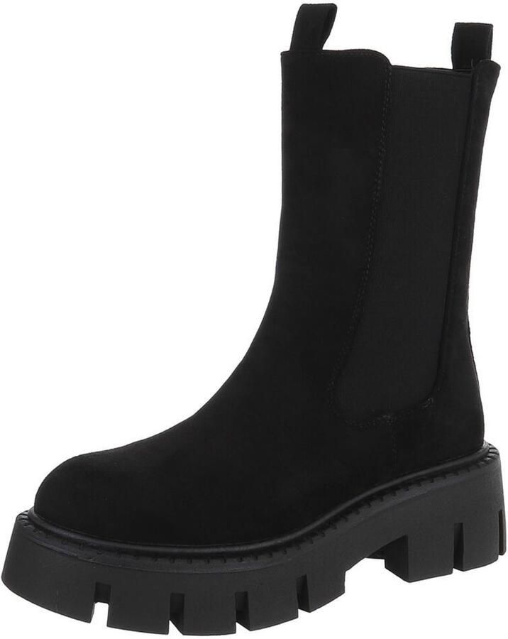 Italy Design Enkellaars Hoge schacht en profielzool Dames