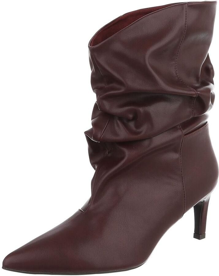 Italy Design Enkellaars met Hak Puntneus Dames