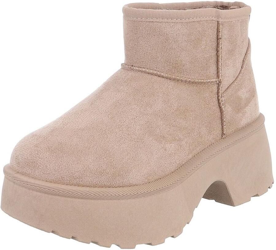 Italy Design Enkellaars Platformzool Dames
