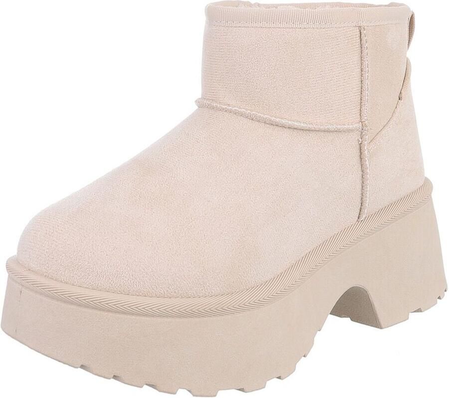 Italy Design Enkellaars Platformzool Dames
