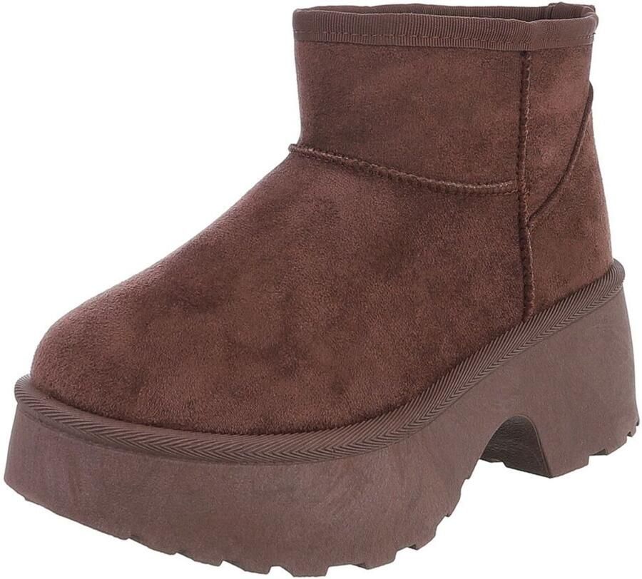 Italy Design Enkellaars Platformzool Dames