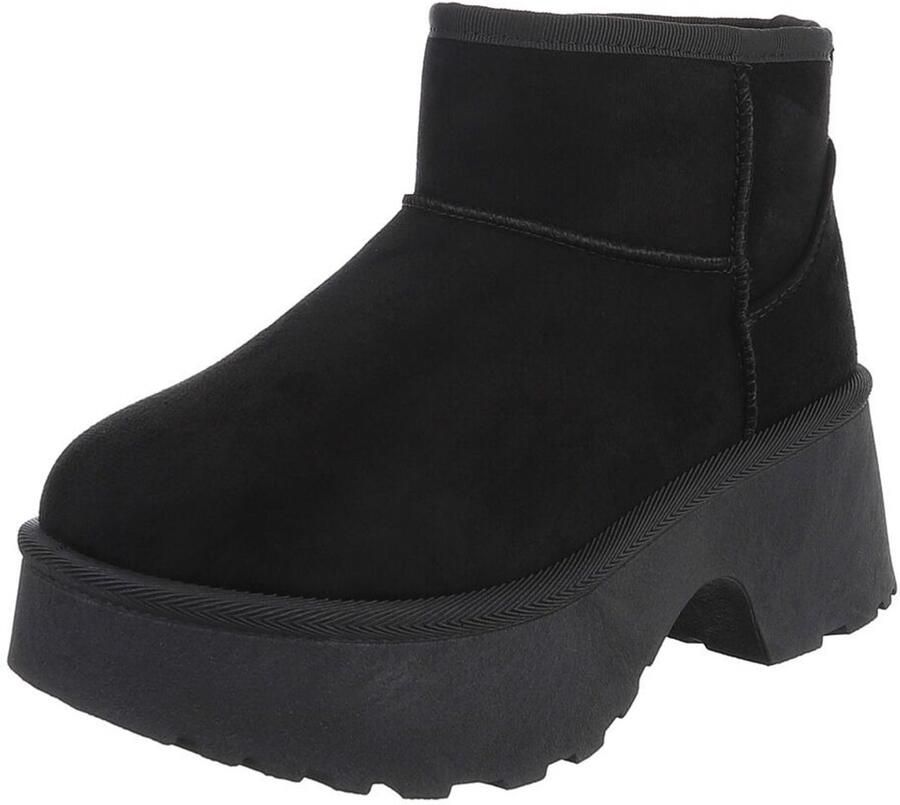 Italy Design Enkellaars Platformzool Dames