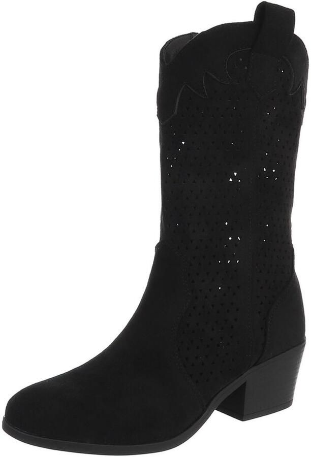 Italy Design Enkellaars western look dames