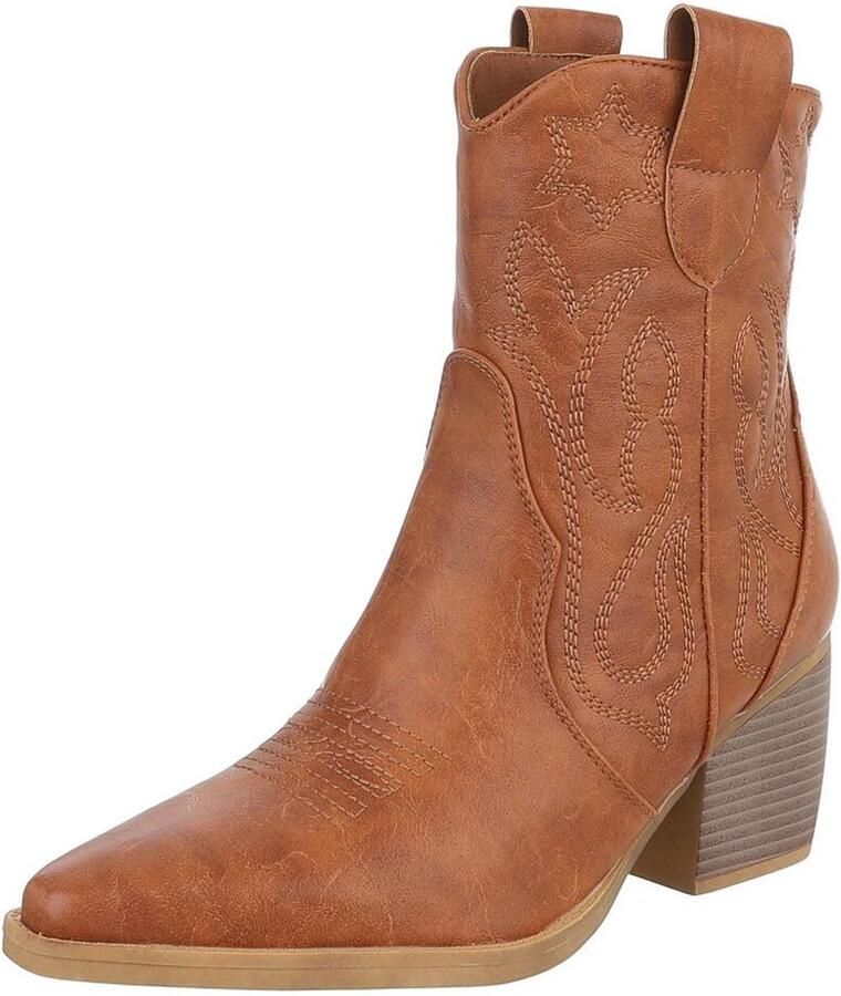 Italy Design Enkellaars Western stijl Dames