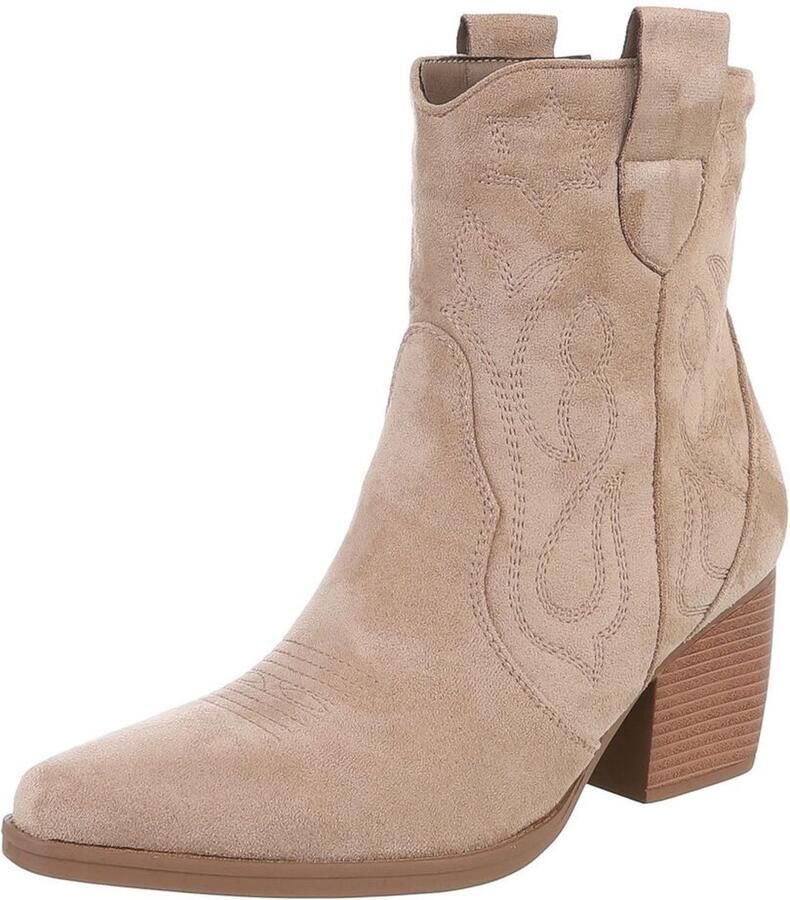 Italy Design Enkellaars Western stijl Dames