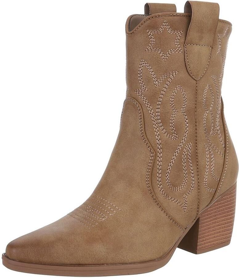 Italy Design Enkellaars Western stijl Dames
