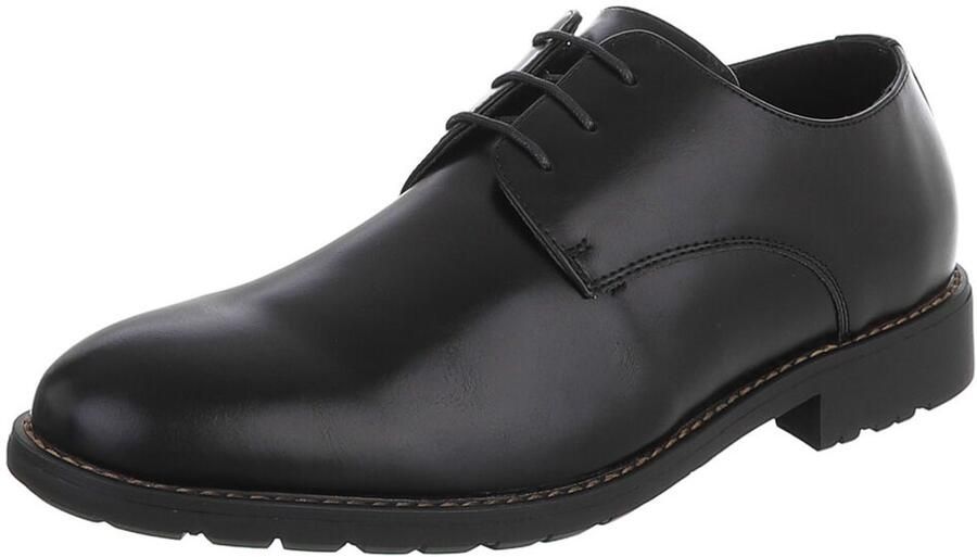 Italy Design Heren veterschoen klassiek met stevige zool