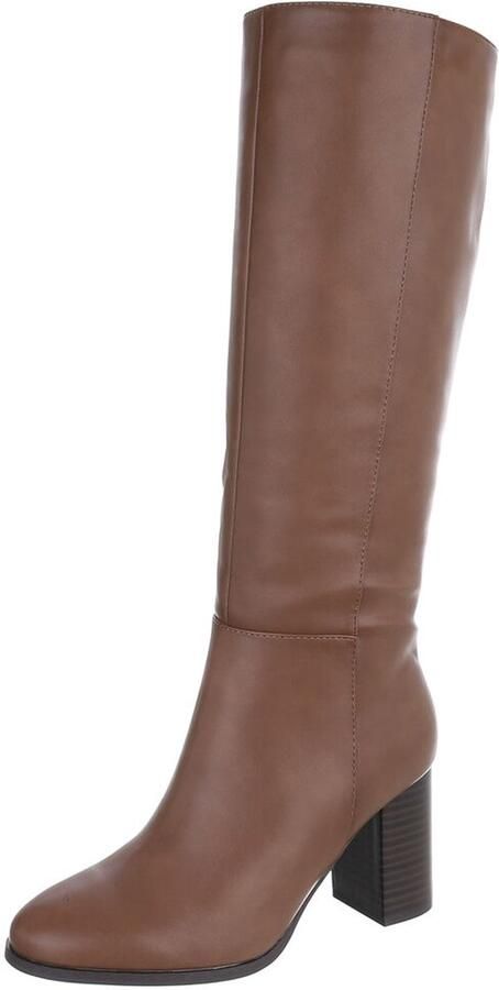 Italy Design Hoge laars blokhak dames