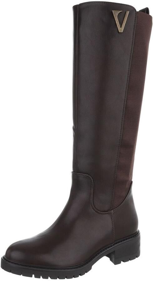 Italy Design Hoge laars Elastische schacht Dames