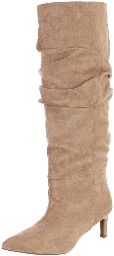 Italy Design Hoge laars geplooide schacht dames