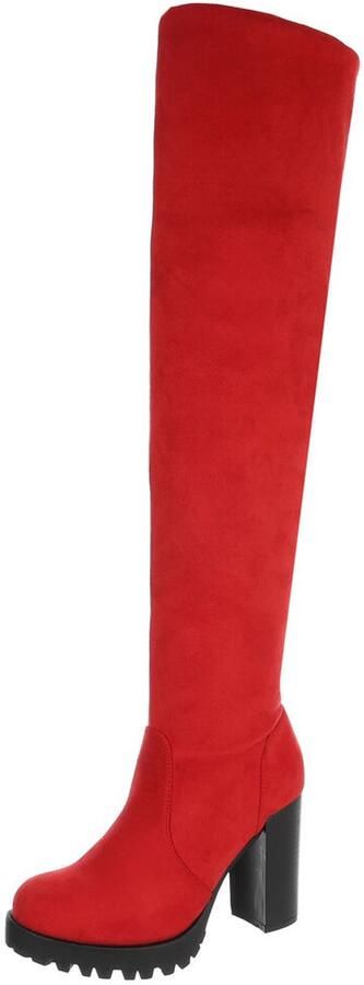 Italy Design Hoge laars hak en profielzool dames