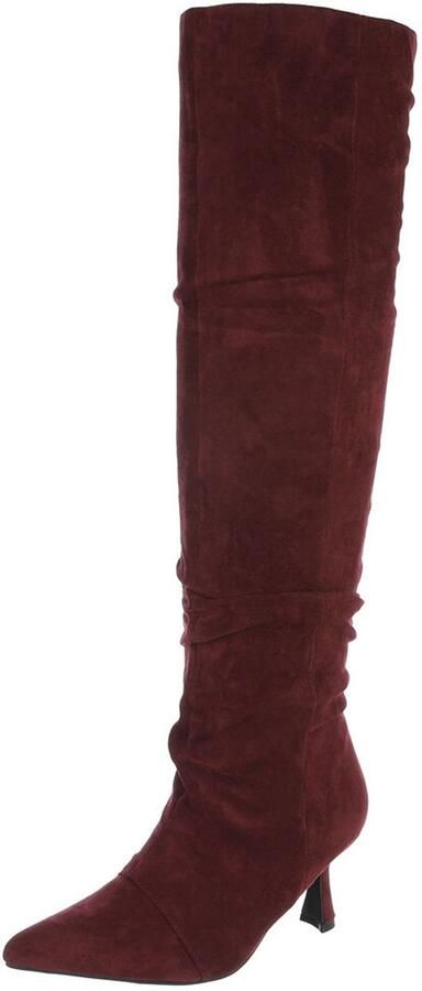Italy Design Hoge laars Puntige neus en slanke hak Dames
