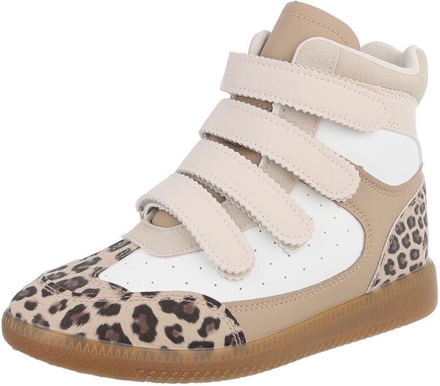 Italy Design Hoge sneaker met klittenband kinderen