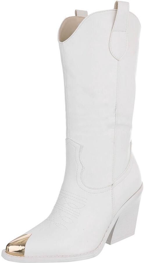 Italy Design Laars westernlook en hoge schacht dames