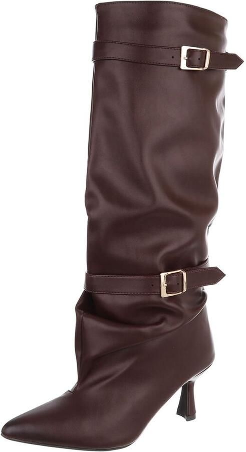 Italy Design Laarzen Hoge schacht en gespdetail Dames