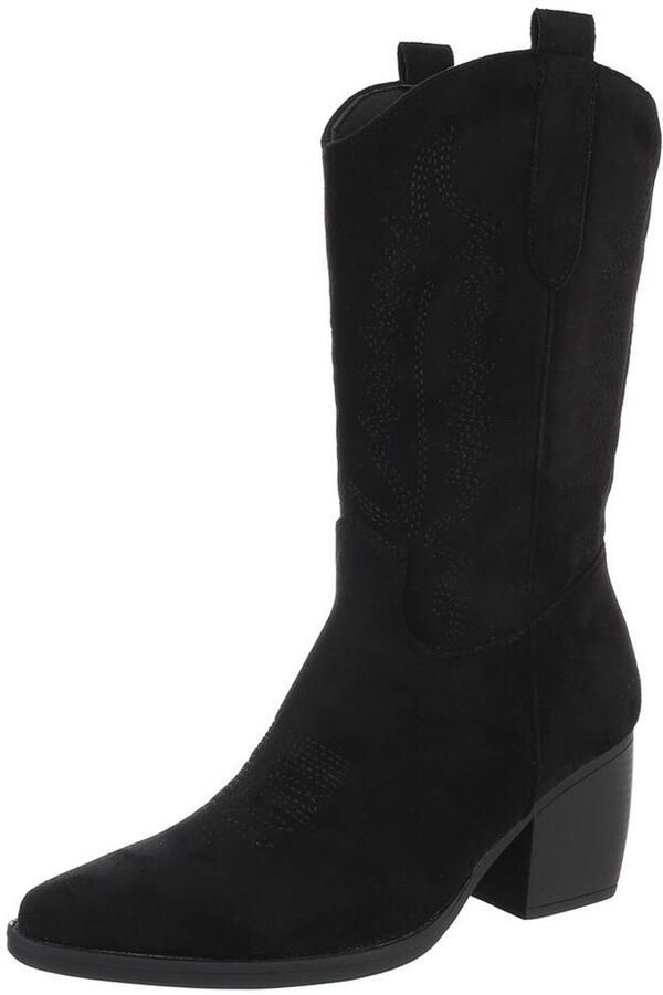 Italy Design Laarzen Western stijl blokhak Dames