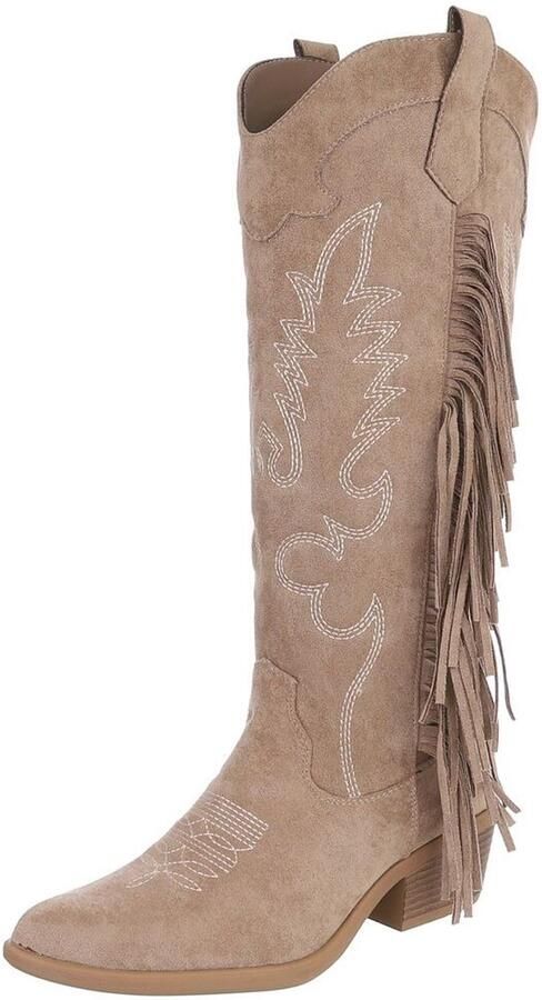 Italy Design Laarzen western stijl met franje dames