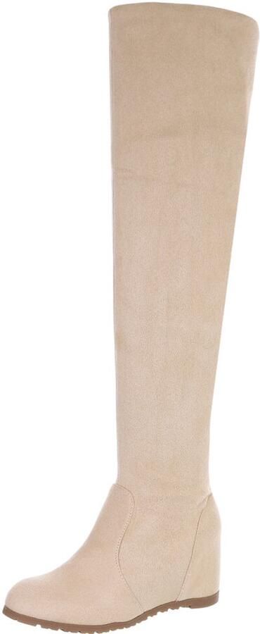 Italy Design Over-de-knie laars instapmodel dames