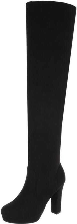 Italy Design Overknee laars met hak dames stijlvol