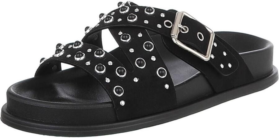 Italy Design Sandaal Gesp en studs Dames casual