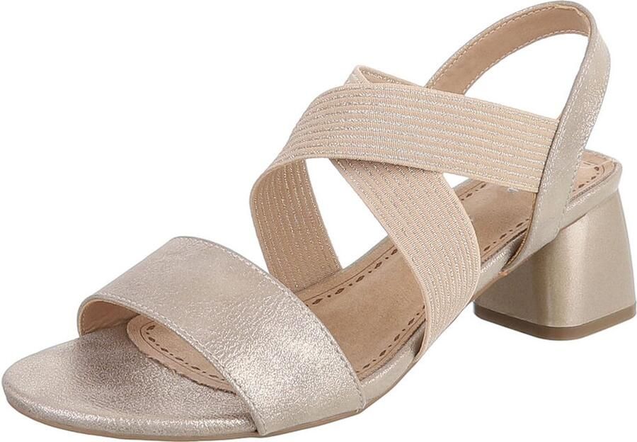 Italy Design Sandaal met blokhak en hielband dames