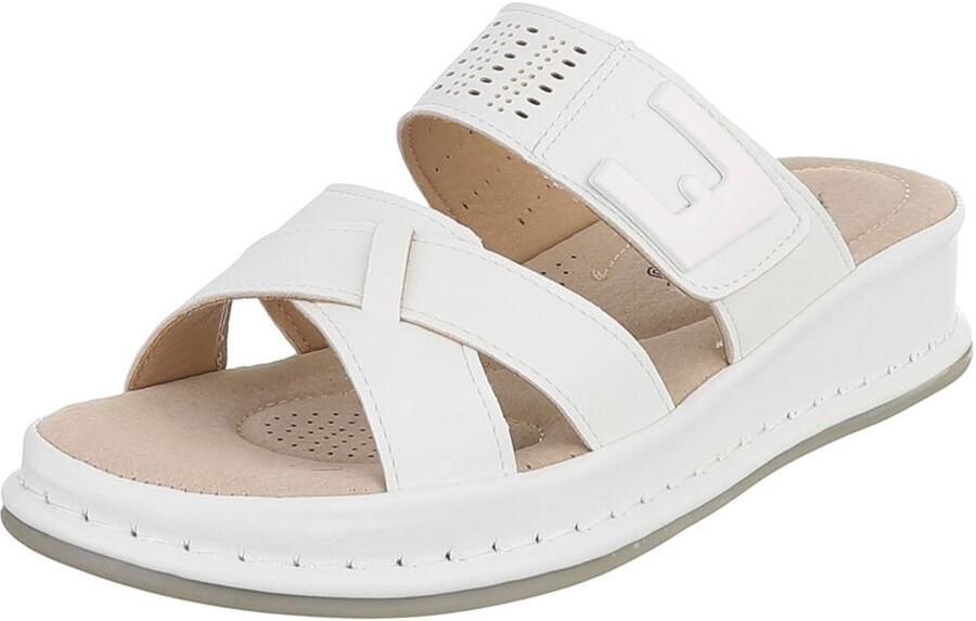 Italy Design Sandaal met gesp instapmodel dames