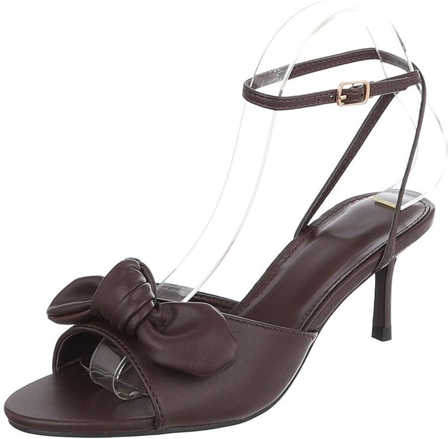 Italy Design Sandaal met hak en strik dames casual