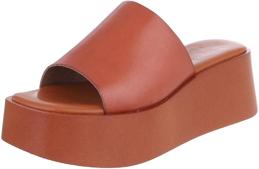Italy Design Sandaal Plateauzool Dames