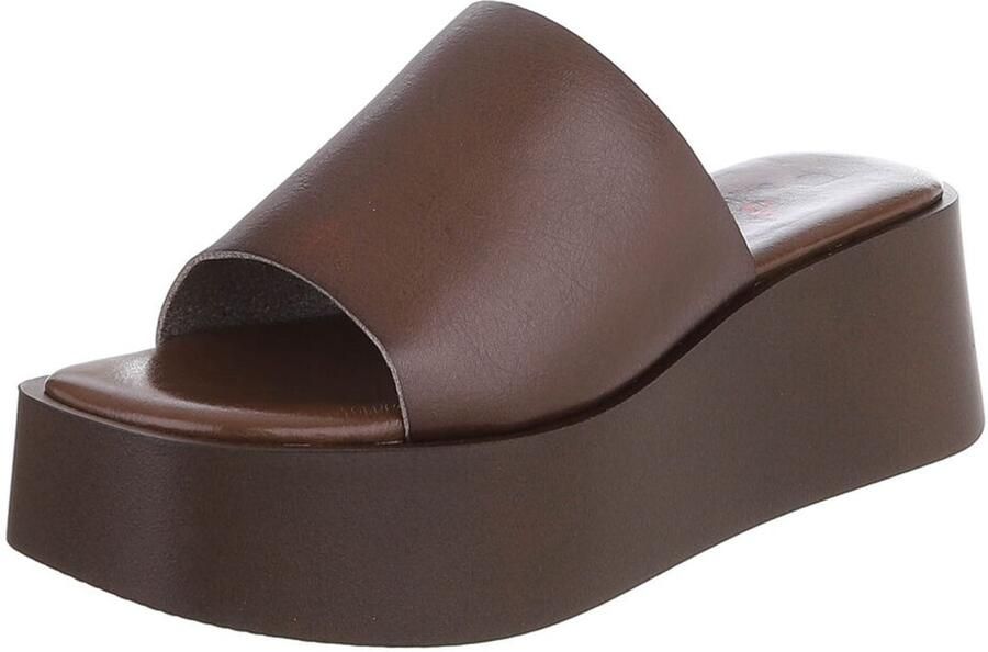 Italy Design Sandaal Plateauzool Dames