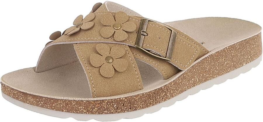 Italy Design Sandalen Gesp en bloemdetails Dames