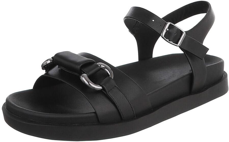 Italy Design Sandalen met gesp en ringdetail dames